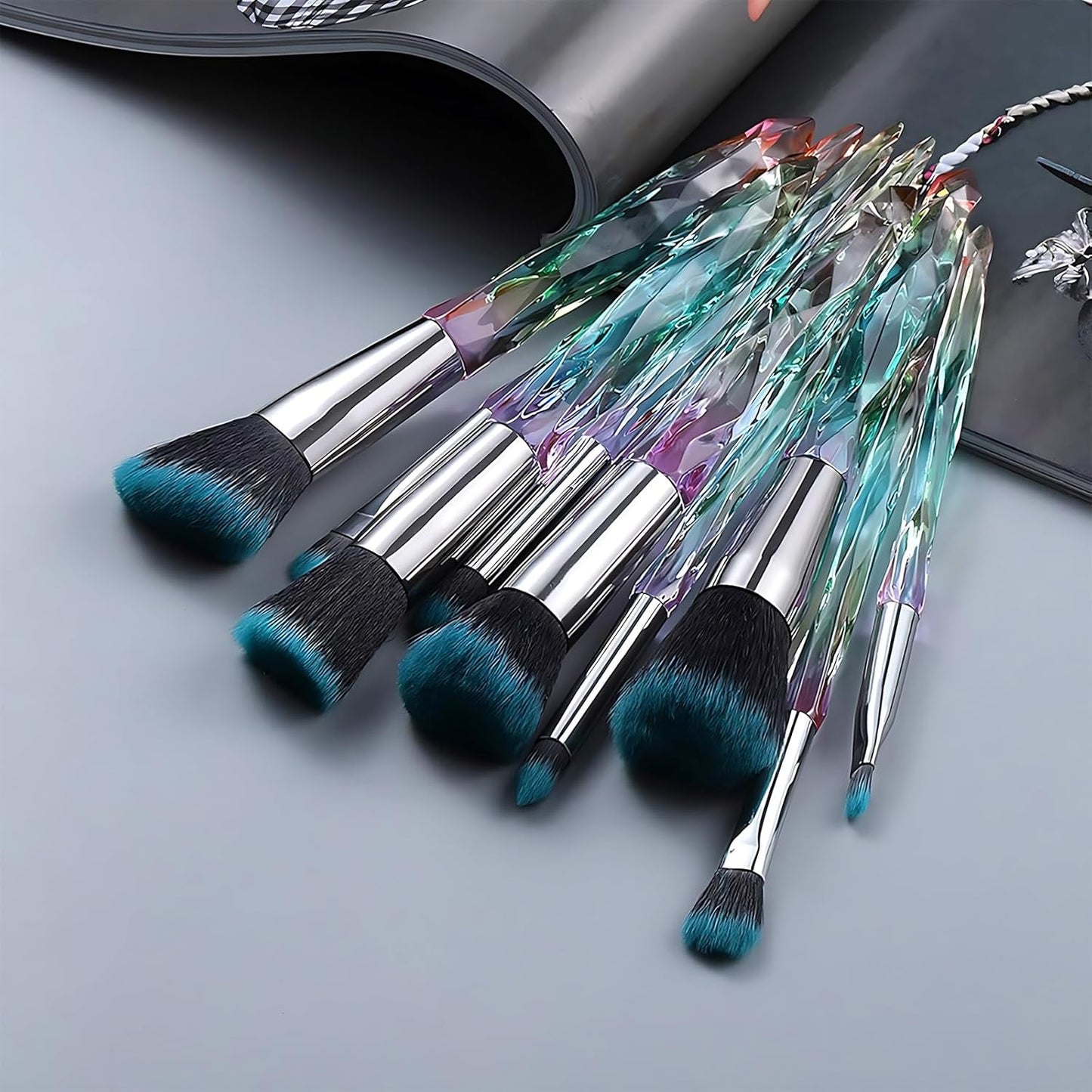 Makeup Brushes Set, 10PCS Crystal Makeup Brushes